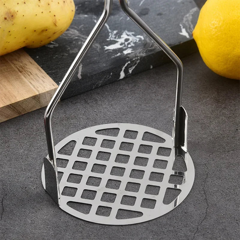 Stainless Steel Potato Masher Ricer Manual Potatoes Crusher Fruit Vegetable Pressure Mud Potato Press Tools Kitchen Gadgets