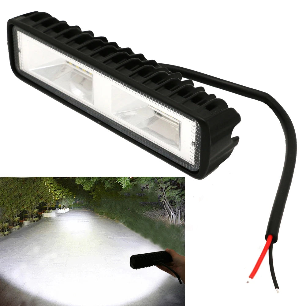 Aluminum Alloy Led Working Headlights Light 12-24v For Led Headlights For 4x4 Led Bars For Vehicles 24v Led Car Light