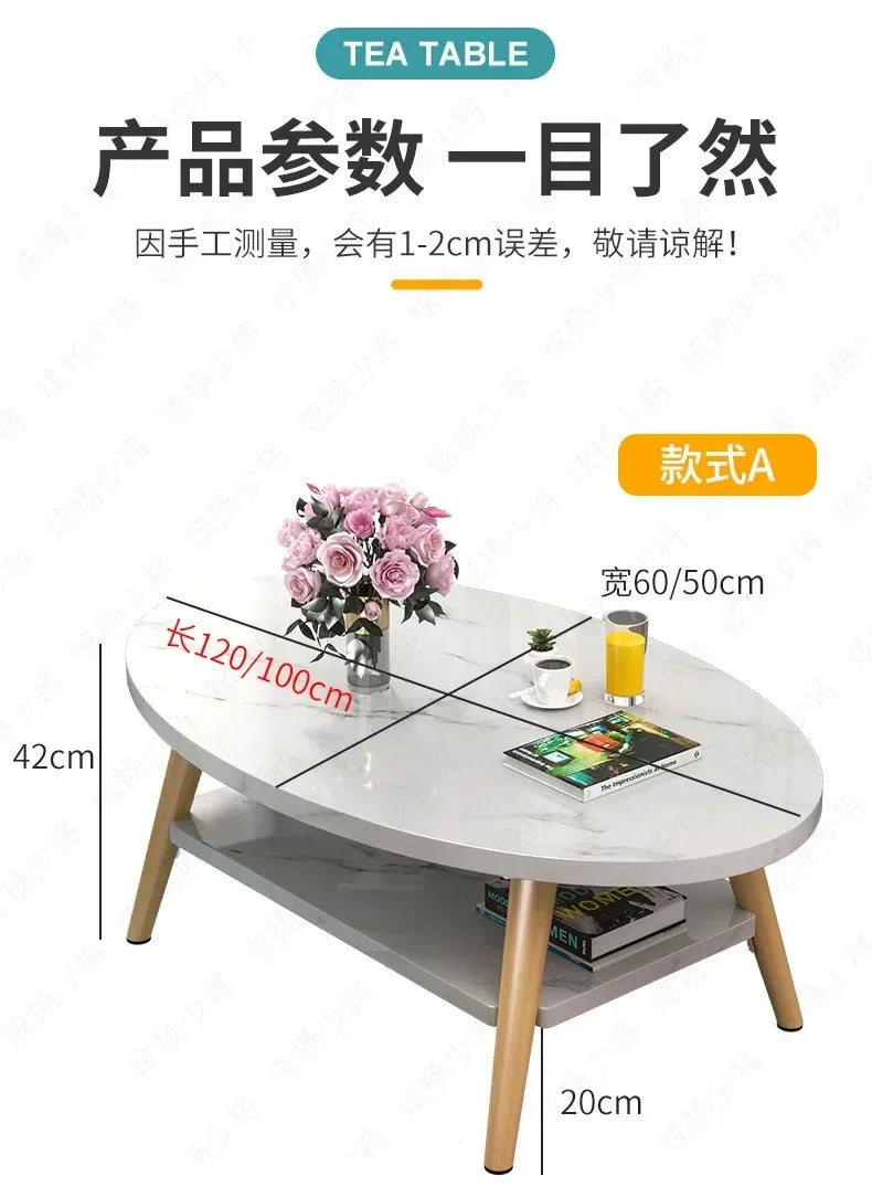 Tea table simple modern balcony sofa side simple household living room small round corner table Nordic bedside small round table