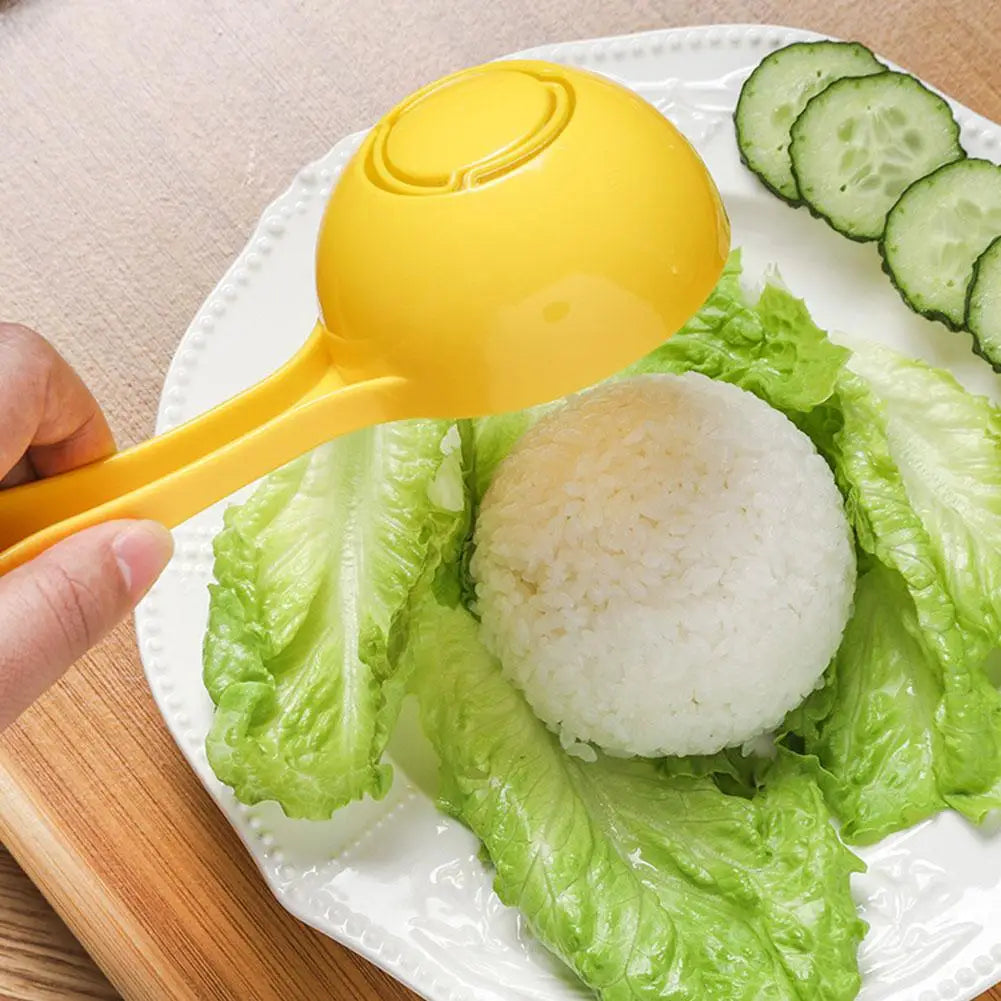 2/1pcs Rice Ball Spoon Non-stick Diy Rice Scoop Mold Rice Round Accessories Spoon Porridge Kitchen Half T7y7