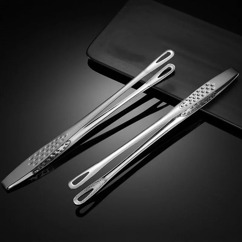 2024 Hot Kitchen Tongs Stainless Steel Barbecue Tongs Clip BBQ Grill Meat Tongs Cooking Tweezers for Food Utensils Kitchen Tools