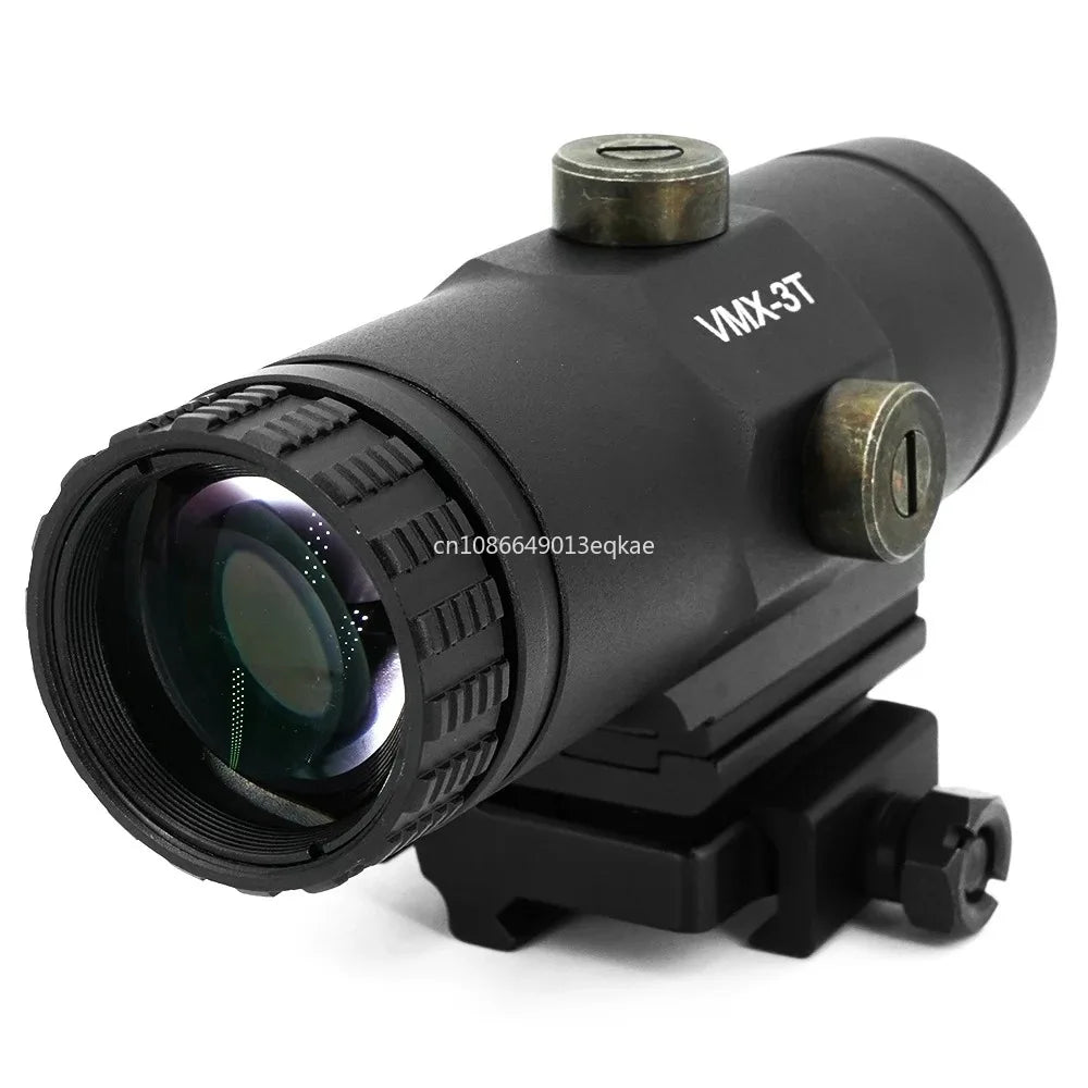 Tactical Holographic Gen II Red Dot Sight V3XM VMX-3T 3X Magnifier for Milsim Airsoft Dynamic Close Quarters Combat Full Marking