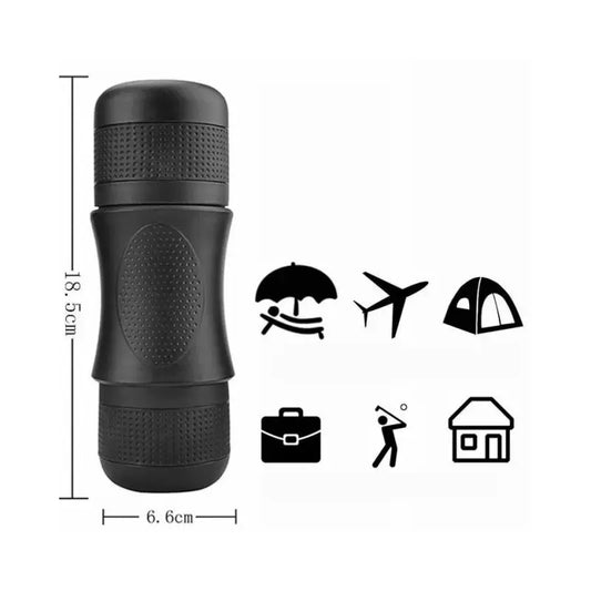 Outdoor Camping Mini Portable Italian Travel Portable Car Manual Integrated Outdoor Coffee Machine Hand Pressed Coffee Cup