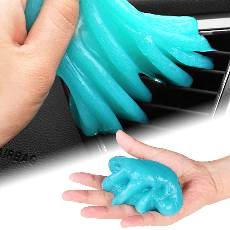 Car Cleaning Gel Magic Mud Car Interior Vent Dust Removal Glue Computer Keyboard Dirt Cleaning Artifact Auto Cleaner Accessories