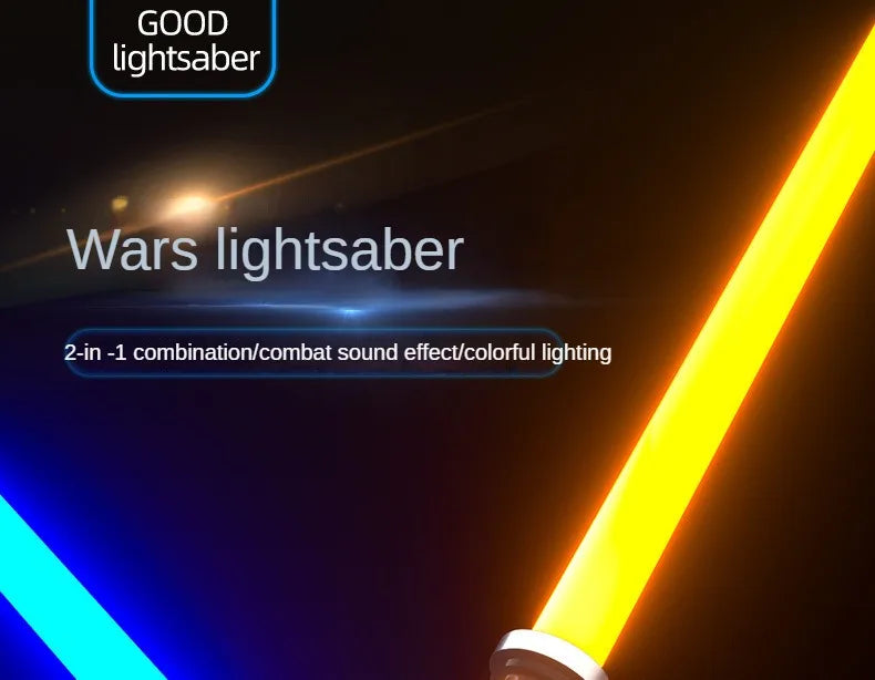 Lightsaber Metal Laser Sword Toys RGB Light Saber 7 Color Change Kids Soundfonts Force FX FOC Blaster Toys Jedi Laser Sword Gift