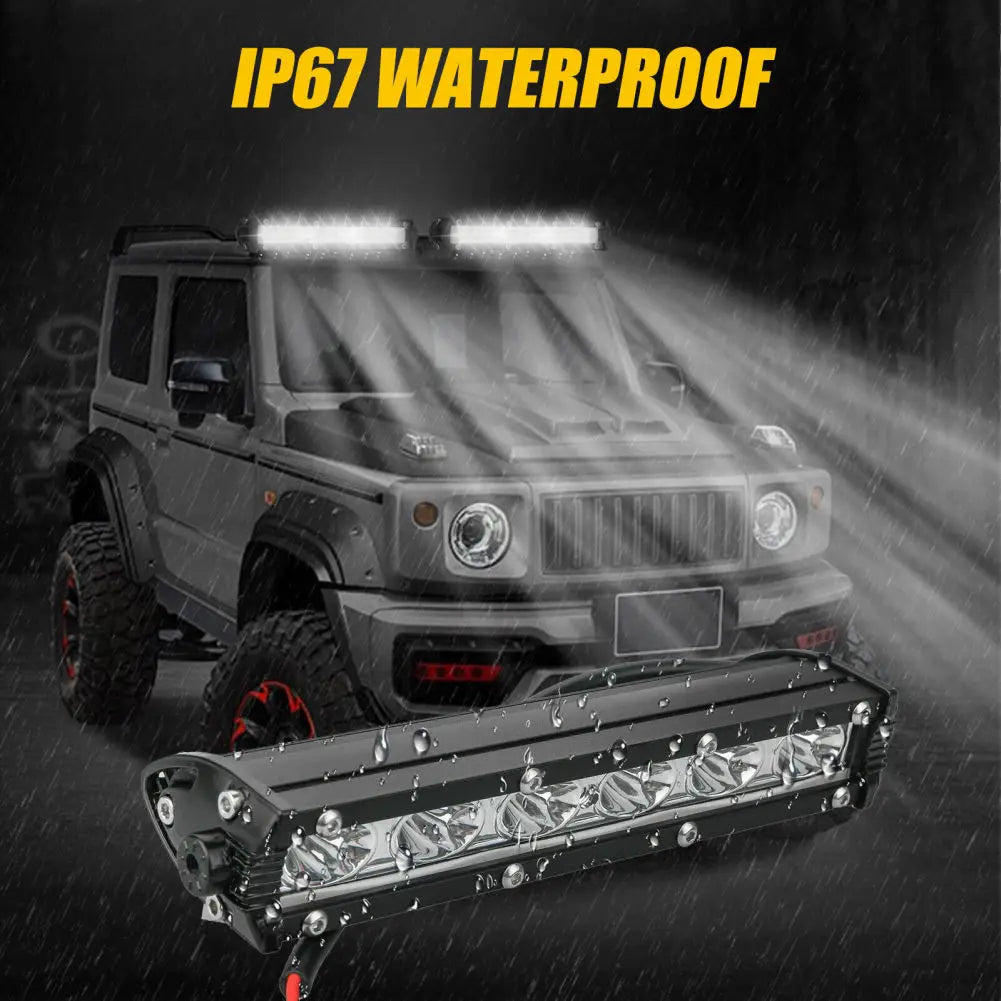 7Inch Spotlight Led Work Light Bar Lamp 18W 3600LM 6000K Driving Fog Light for Off Road Vehicle 4WD Car Truck Black