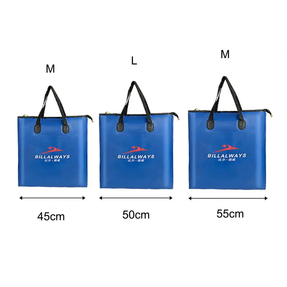 3 Sizes Portable Folding Fishing Bag EVA Foldable Bucket Durable Outdoor Fishing Water Tank Fish Wear Bucket Fish Care Gear Bag