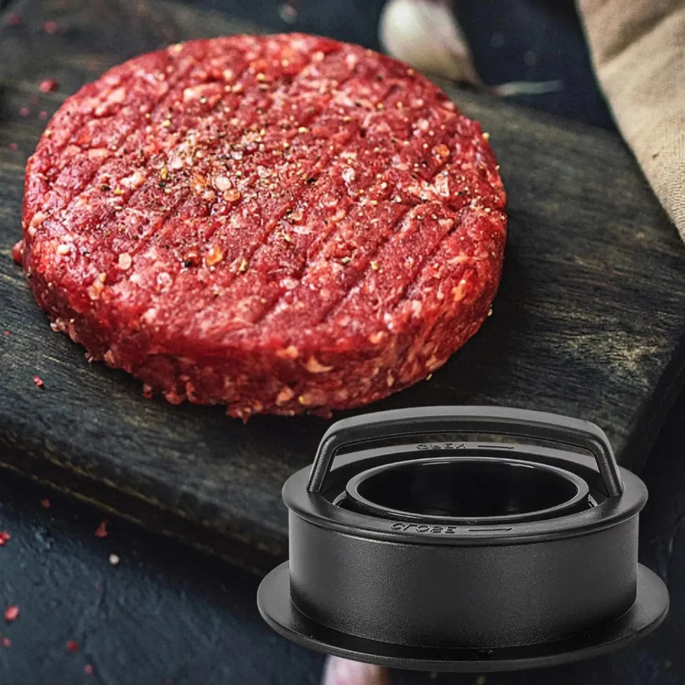 ABS Hamburger Meat Press Maker Round Shape Non-Stick Stuffed Burger Patties Beef Grill Pie Press Mould Maker Kitchen Accessories