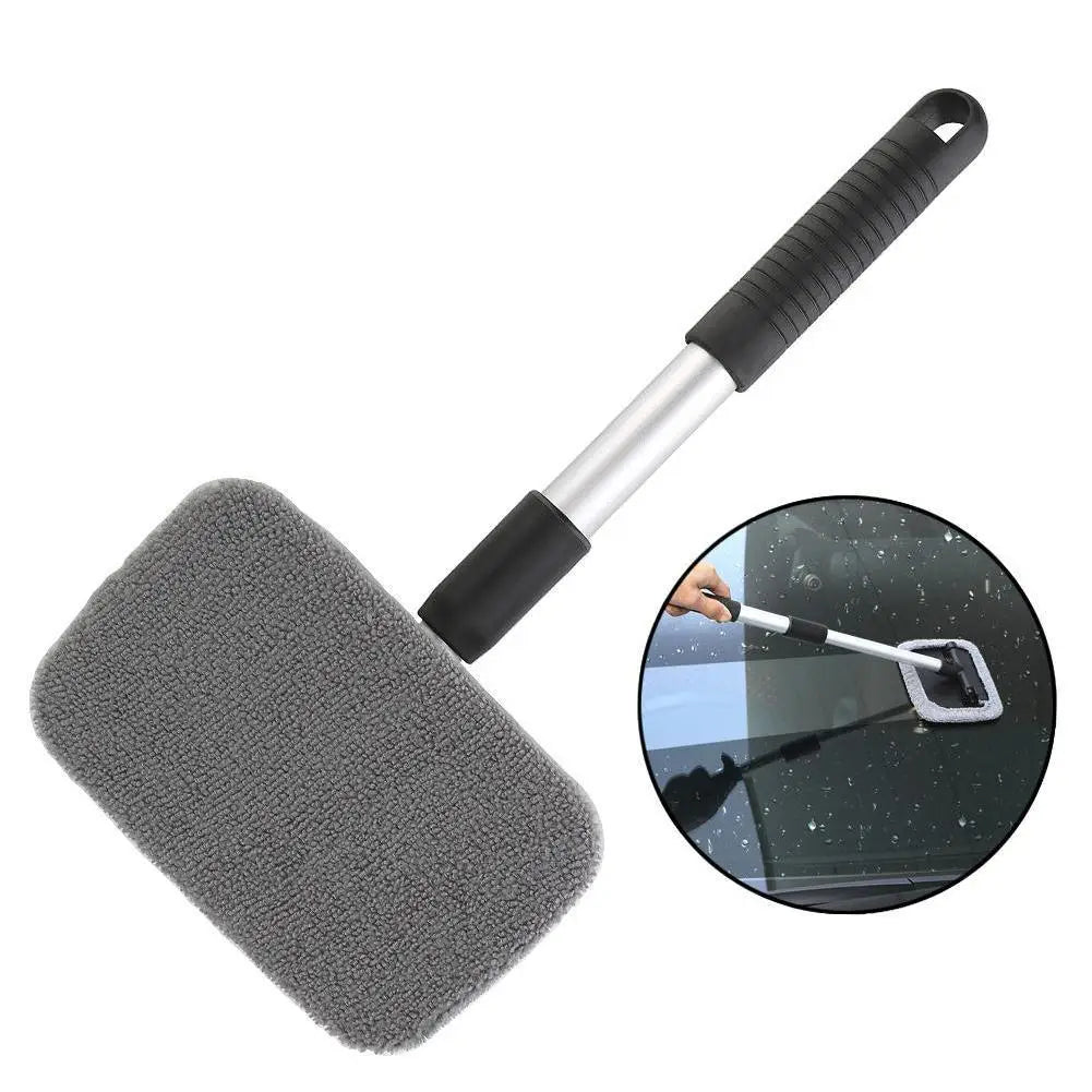 Window Cleaning Brush Telescopic Rod Car Windshield Clean Multi-functional Car Wiper Cleaner Glass Auto Accessories