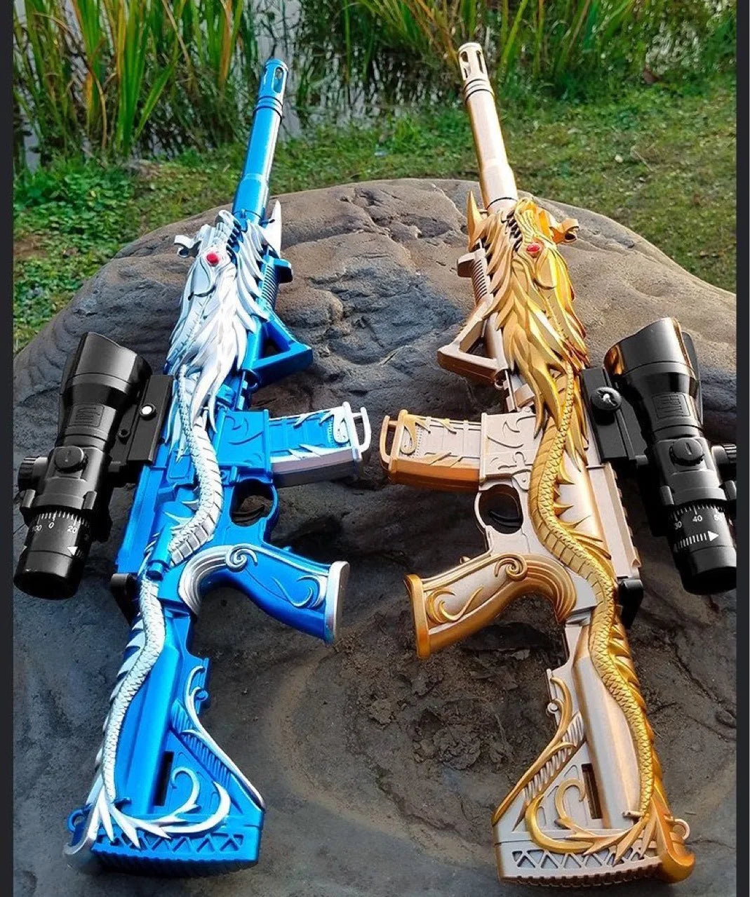 Children's Toy Gun Soft Play  Five -claw Gold Dragon M416 Sniper Rifle Boy Gift Nerf Toy Gun  Arma Gel Shooting  Simulation