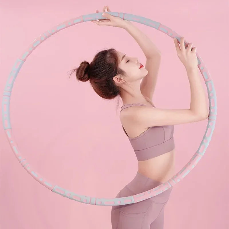 Fitness Yoga Loop Weight Loss Circle Weighted Hoop Waist Exercise Slimming Sport Hoop Massage Bodybuilding Gym Shape Thin Waist