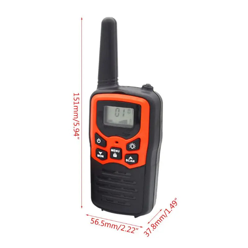 Walkie Talkies for Adults Long Range 2 Pack 2-Way Radios Up to 5 Miles Range in Open Field