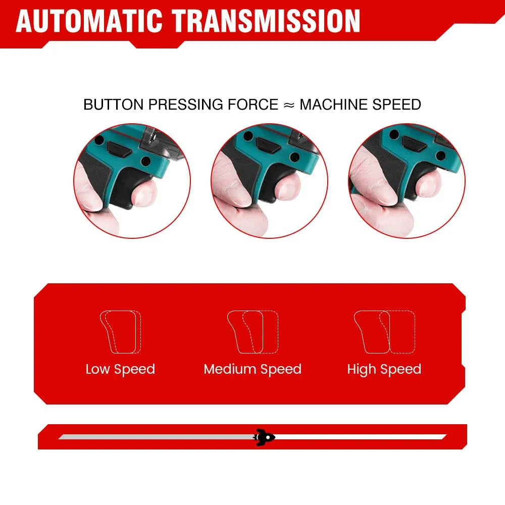 1200N.M Torque 1/2 Inch Brushless Electric Impact Wrench Cordless Screwdriver Socket Wrench Power Tools For Makita 18V Battery