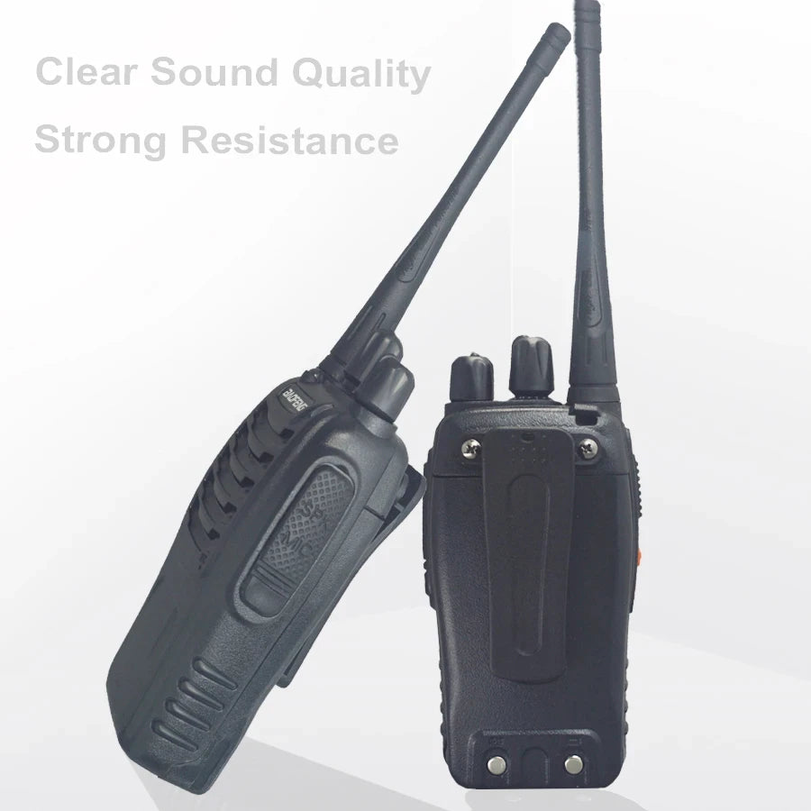 Baofeng BF 888S 1/ 2PCS Walkie Talkie UHF 400 470MHz Portable Long Range Two Way Ham Radios Receiver Transmitter Transceiver