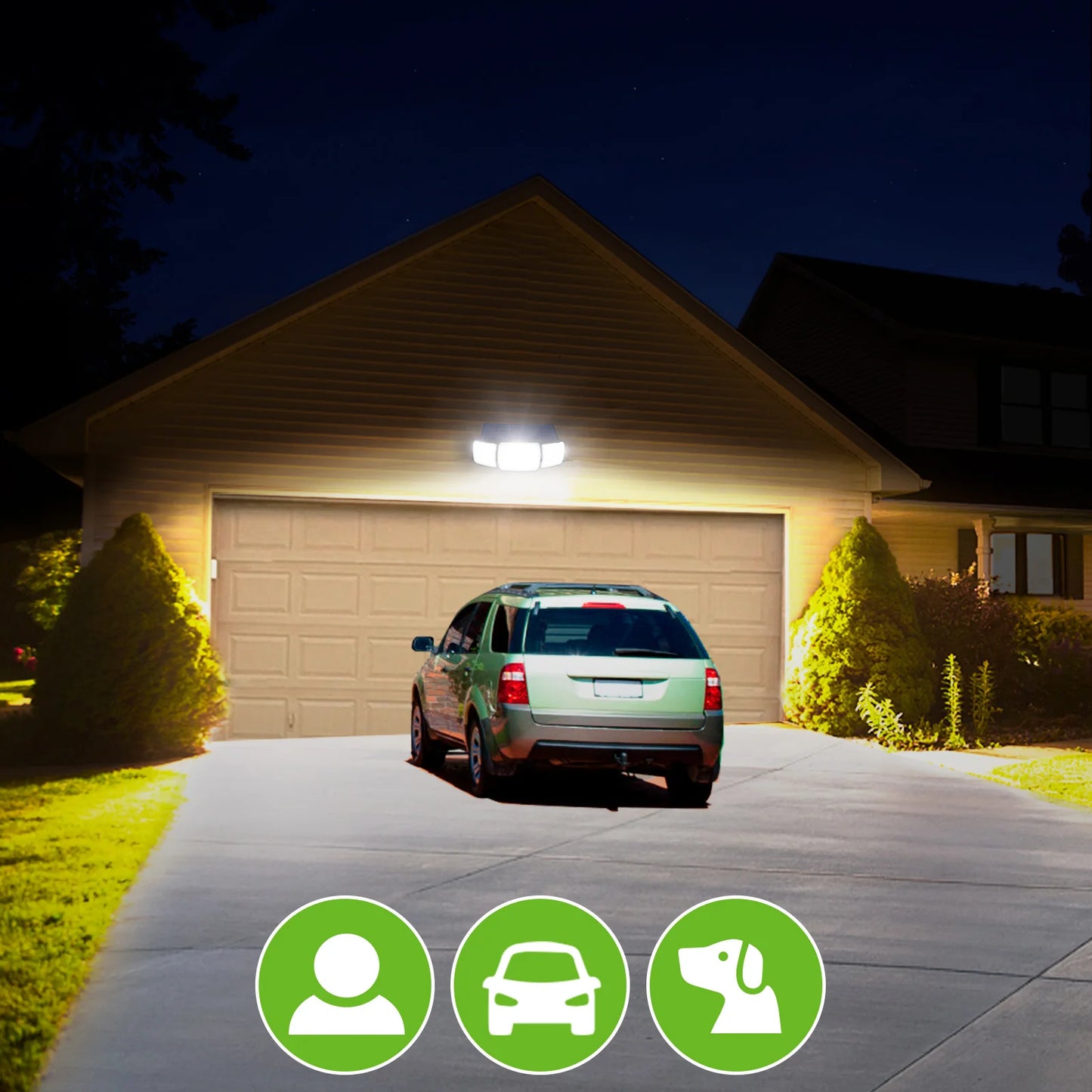 Solar light outdoor motion sensor Long life super bright wall light waterproof street lights, gardens, yards, roads, garages, st