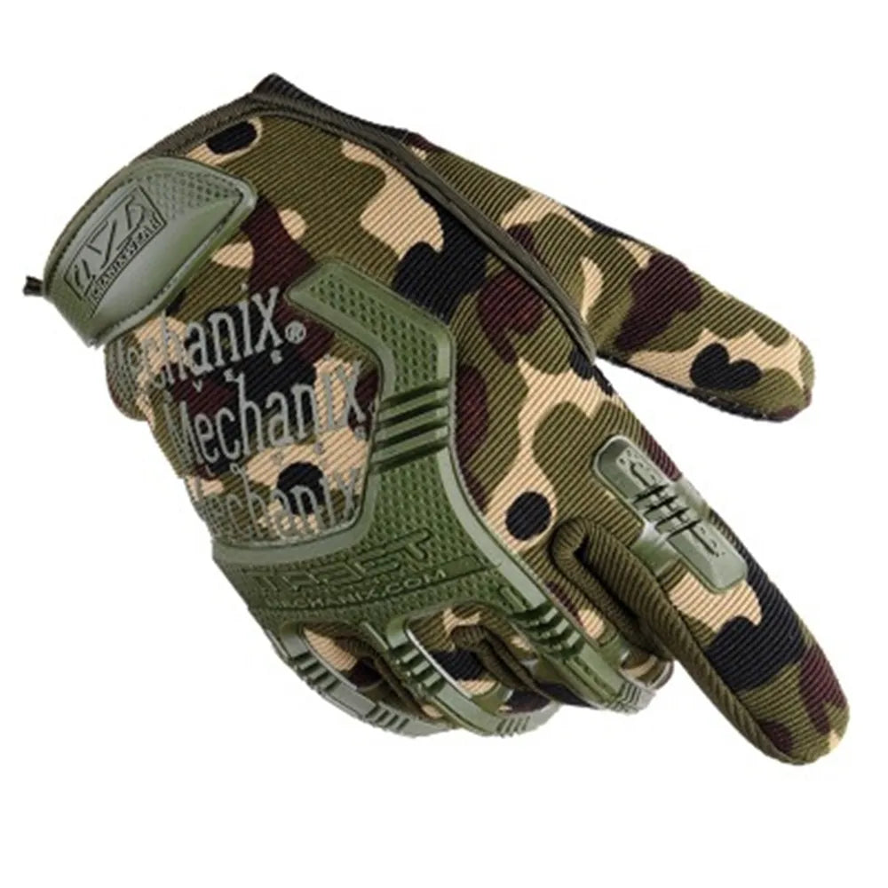 Tactical  Gloves Half Finger Paintball Airsoft Shot Combat Anti-Skid Men Bicycle Full Finger Gloves Protective Gear