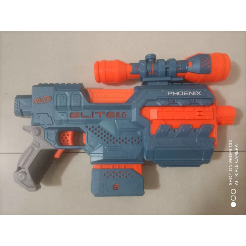 Hasbro Nerf Figure Elite Phoneix Cs10 STF Electric Transmitter Collection Gun Toy