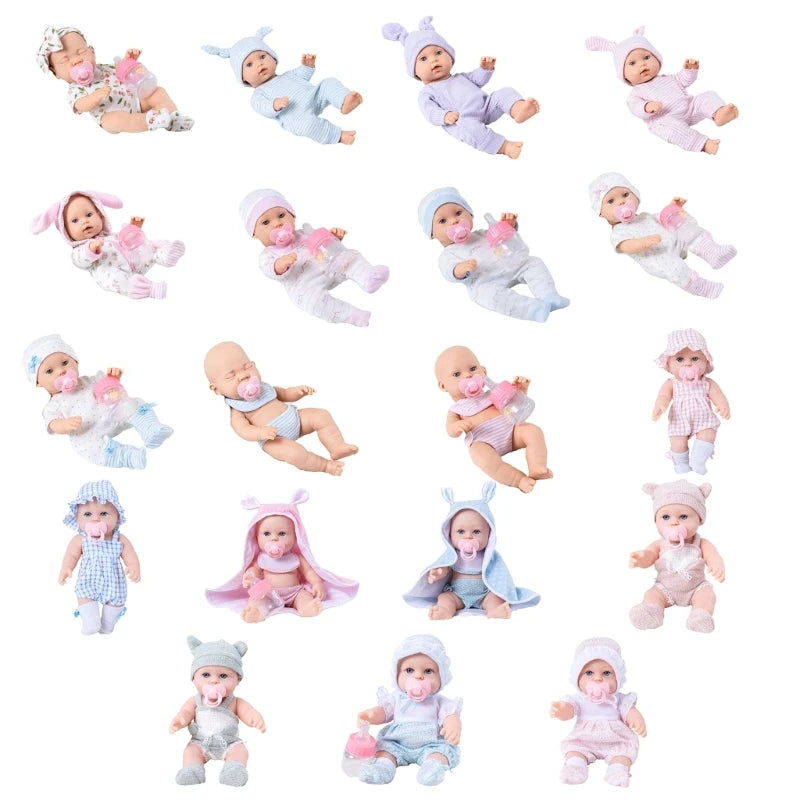 12in Baby Dolls Reborns Doll Nurturing Doll Realistic Handmade Full Body Silicone Reborns Popular Parenting Game Gift