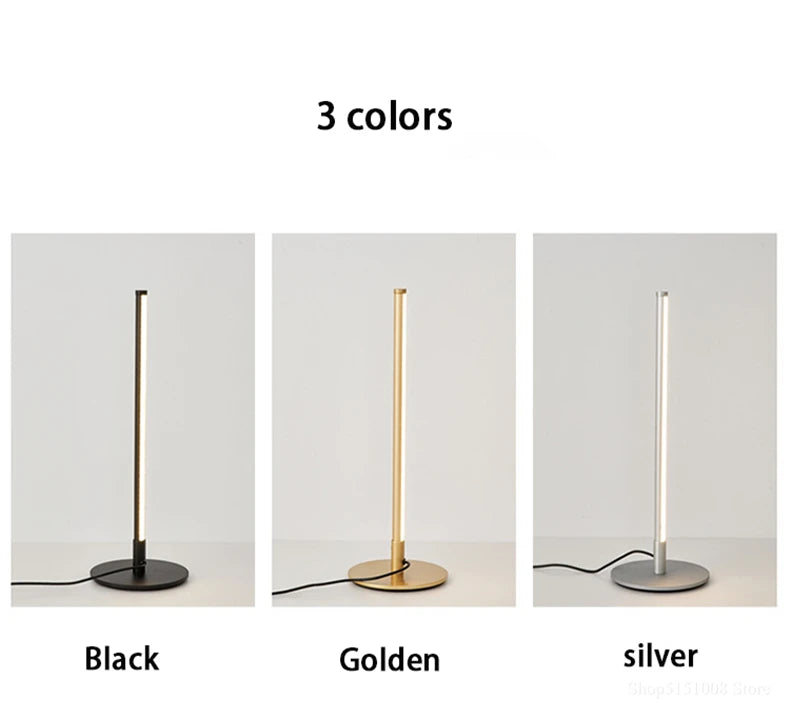 Minimalist Table lamp Bedroom Bedside Desk lamp Modern LED lights Simple Hotel lamps Homestay Night Light home lighting