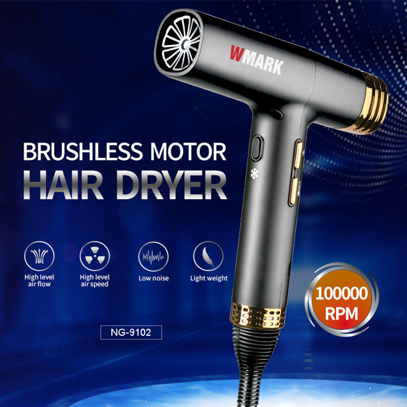 2023 WMARK Brushless motor hot/cold air hair dryer NG-9102 hair dryer quick-drying intelligent thermostatic hair dryer