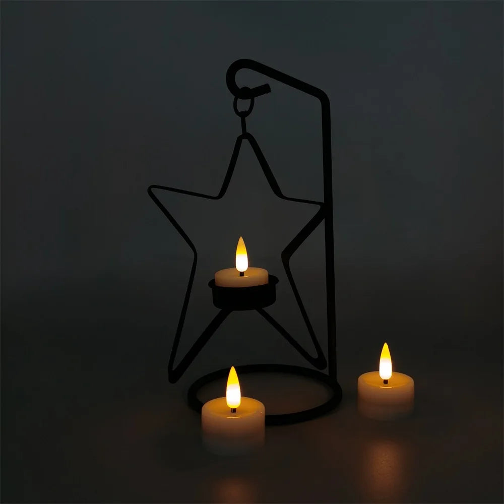 10/5Pcs Flickering LED Candle Battery Powered Flashing Light Flameless Candles Birthday Wedding Party Romantic Decoration Lamp