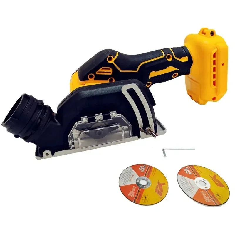 Fit for DeWALT 20V Battery Cordless Angle Grinder 3 Inch Handle CUT OFF Electirc Cutting Mini Circular Saw Machine Power Tools