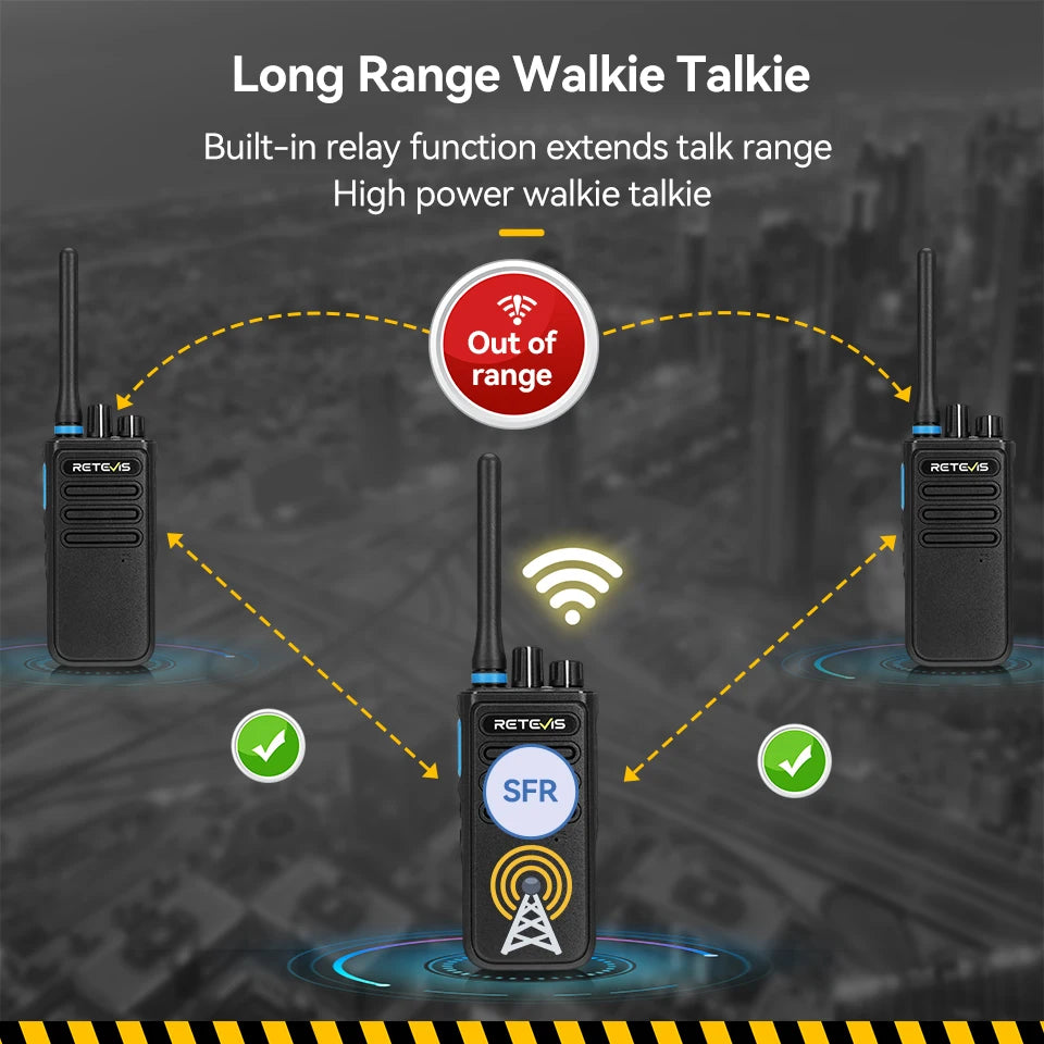 Retevis P1 DMR Digital Walkie Talkie Long Range Communication Radio Professional Walkie-Talkie UHF DMR Two-way Radio Transceiver