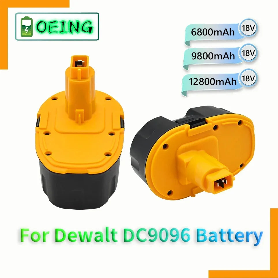 DC9096 18V 12800mAh Ni-MH Power Tool for Dewalt DC9096 DE9039 DE9095 DW9098 DE9503 DW9096 Replacement Battery