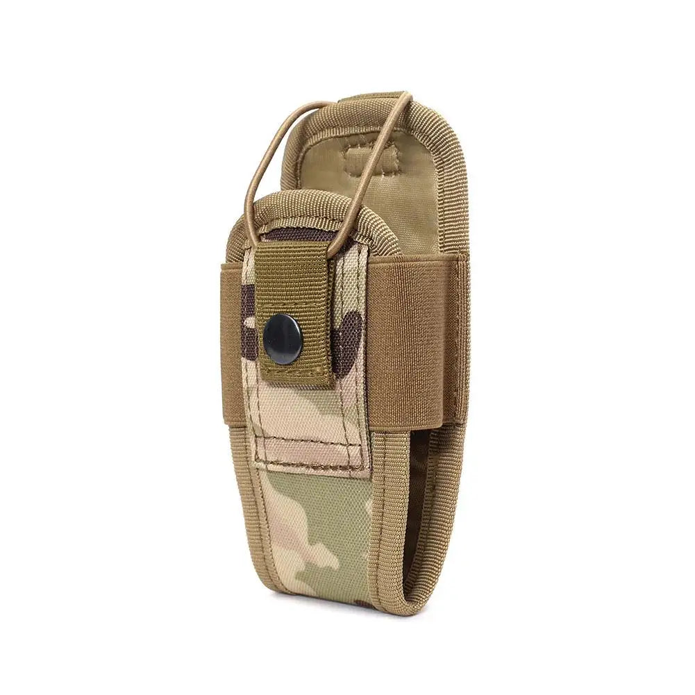 Tactical Walkie Talkie Carry Bag Molle Radio Pouch Holder Pocket Portable Outdoor Hunting Sports Waist Bag Interphone Holster