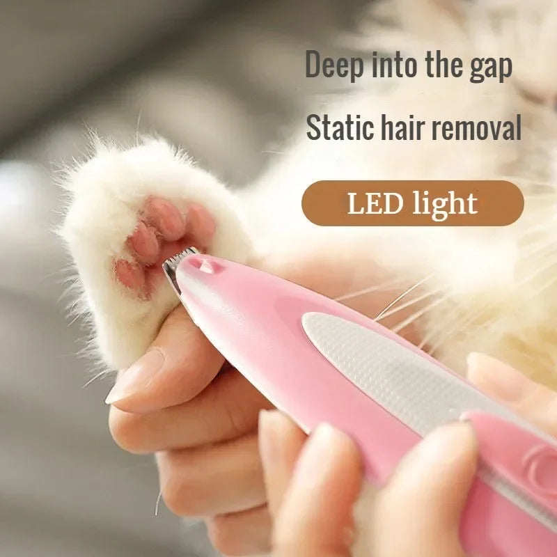 Pet Electric Pushing Scissors Cat Foot Shaver Special Dog Hair Shaver Fader Electric Mute Cat Claw Pedicure Artifact