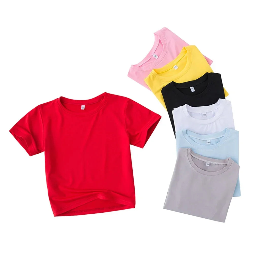 Basketball star Printing Children's T-shirt Tops +Shorts Fashion Leisure Clothing Toddler 3-12 Year Boys Girls Round neck Set