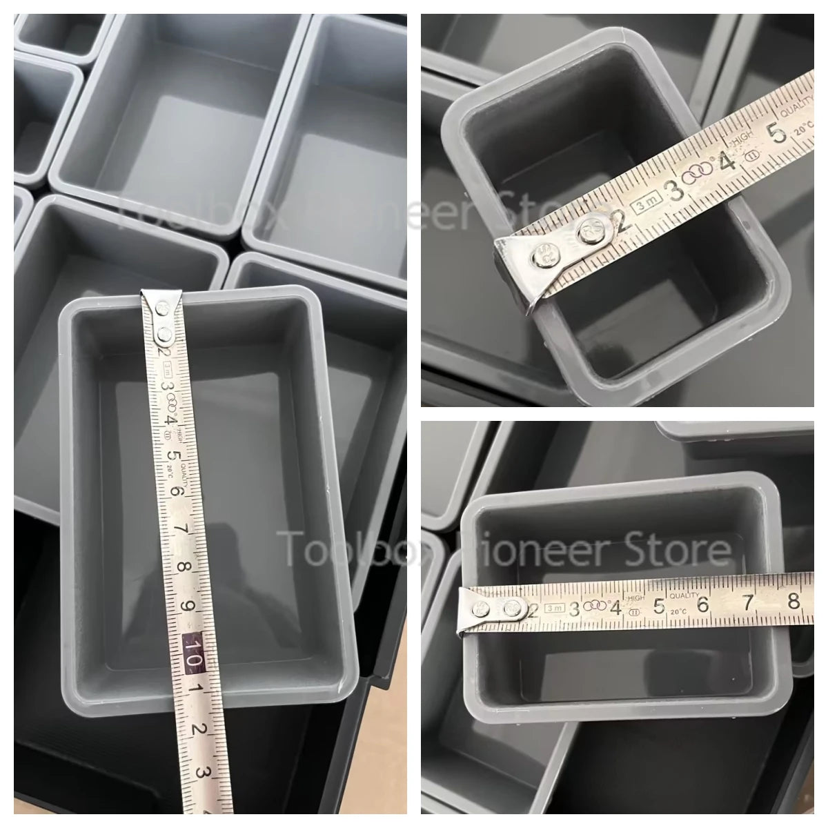 Stackable Tool Box Organizer Box Piece Container Garage Plastic Toolbox for Mechanic Workshop Suitcase Screw Storage Box