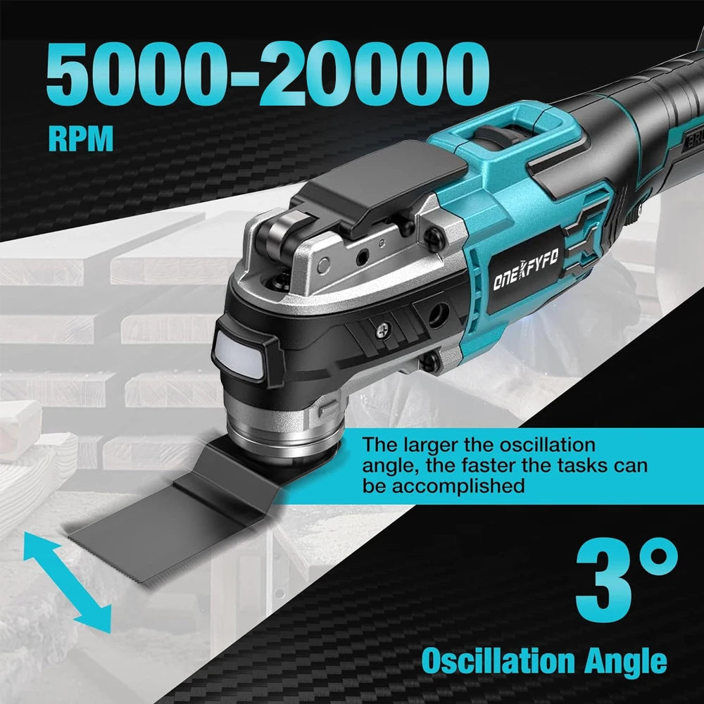 Electric Brushless Oscillating Variable Speed Trimmer Saw Renovation Power Machine Multi-function Tool For Makita 18V Battery