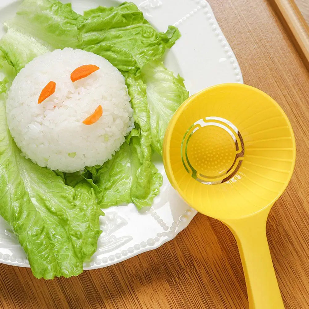 2/1pcs Rice Ball Spoon Non-stick Diy Rice Scoop Mold Rice Round Accessories Spoon Porridge Kitchen Half T7y7