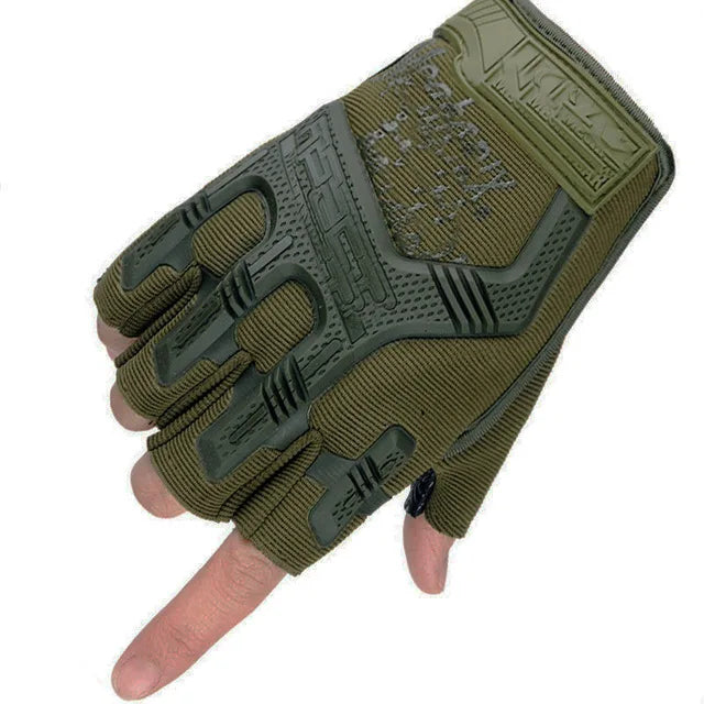 Tactical  Gloves Half Finger Paintball Airsoft Shot Combat Anti-Skid Men Bicycle Full Finger Gloves Protective Gear