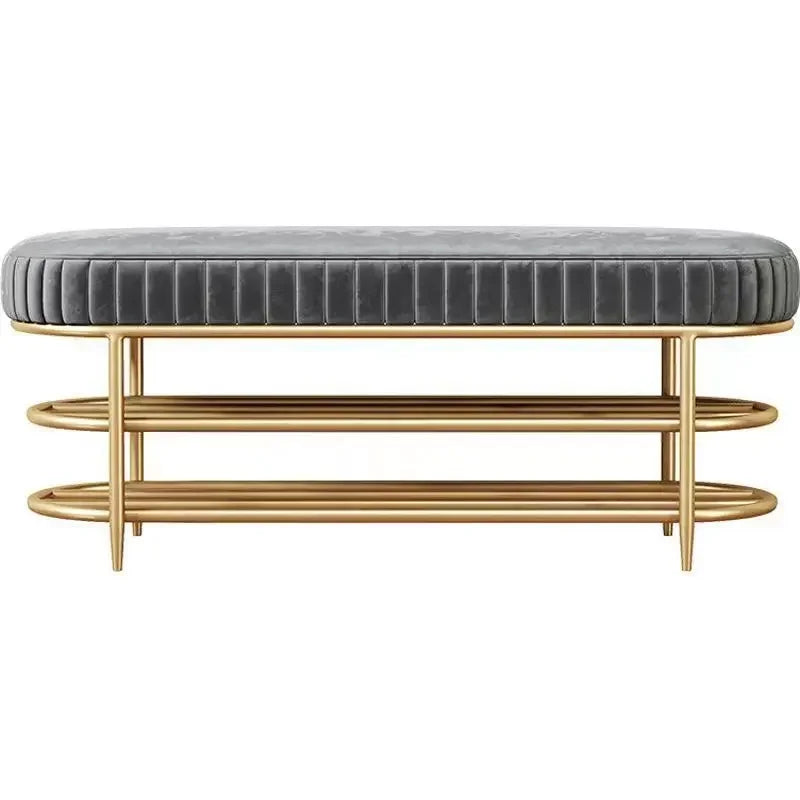 Shoes Stool At The Door of The House Entrance Stool Designer Cloakroom Sofa Stool Against The Wall Long Bench Bed End