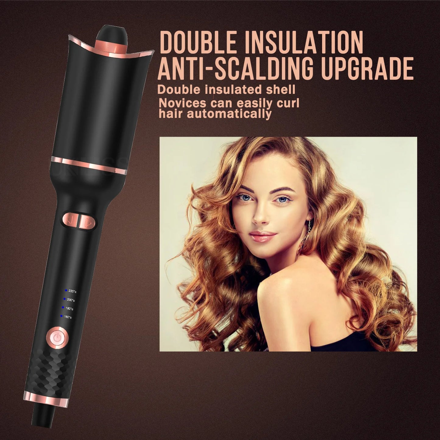 Automatically Hair Curler Automatic Looper Wavy Crimping Curl Tool