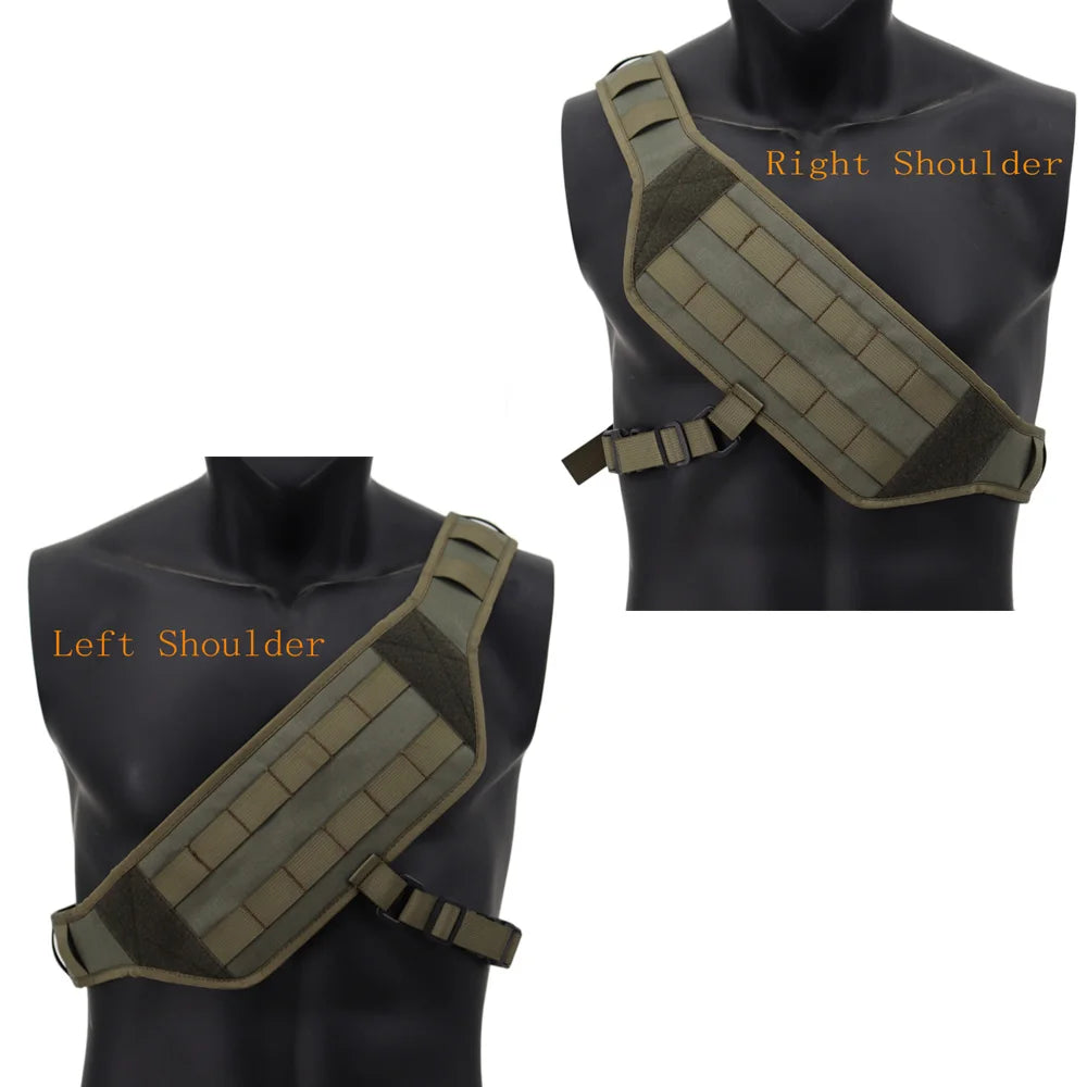 NEW Bandoleer Minimalist Chest Rig Tactical Bandoleer Platform Chest Strap Shoulder Strap Adjustable Nylon Gear Vest