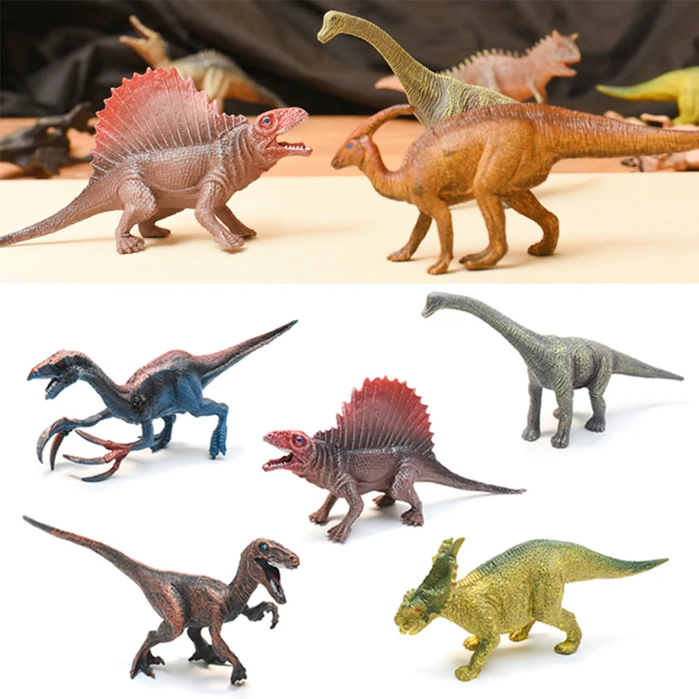 10 Styles 15cm Dinosaur Models Toys Jurassic Tyrannosaurus Indominus Rex Triceratops Brontosaurus Boys Small Gifts for Children