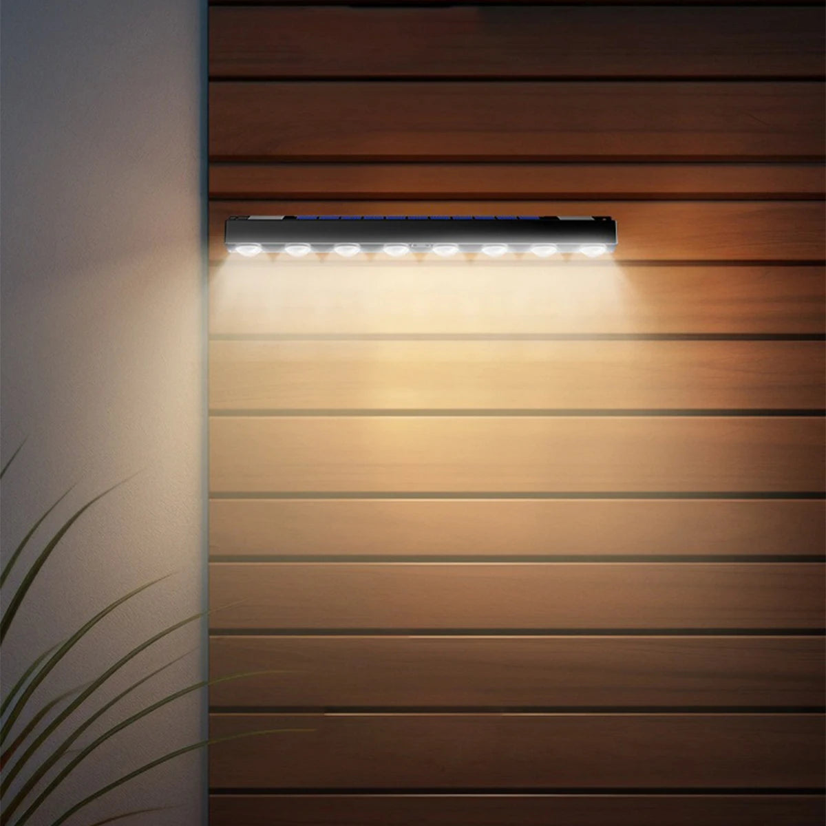 LED Solar Wall Light Outdoor Waterproof Garden Decoration Solar Powered Lamp Balcony Staircase Fence Home Atmosphere Lighting