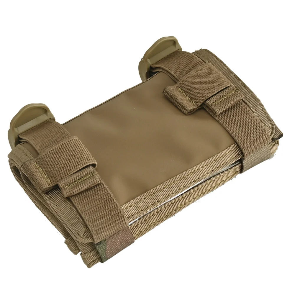 Tactical Arm Sleeve Map Pouch Wrist Pocket Strap Card Mobile Phone Storage Bag Camping Equipment Hunting Accessories Gear