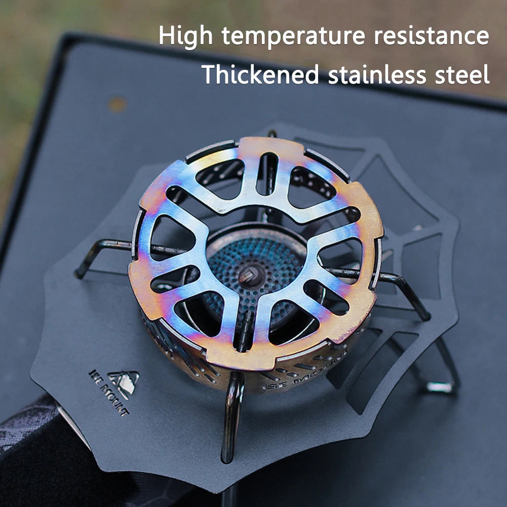 Mini Outdoor Wind Shield Camping Stoves Windproof Ring Stainless Steel Gas Picnic Cookers Wind Deflectors Stove Windshield