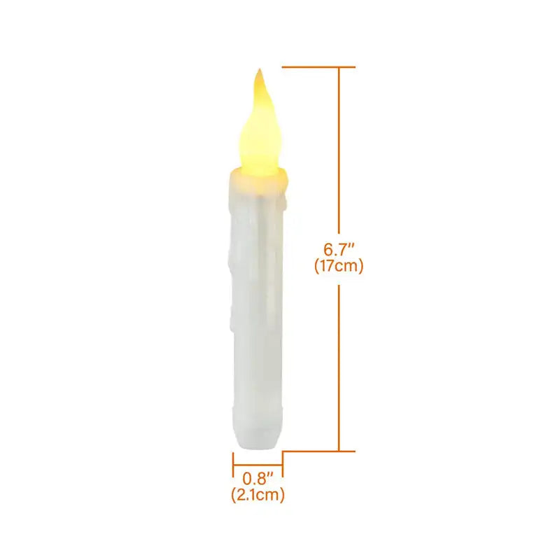 12/20Pcs Harry Burning Candles Potter Magic Flameless Floating Candles with Wand Remote Operated LED Flickering Hanging Candle