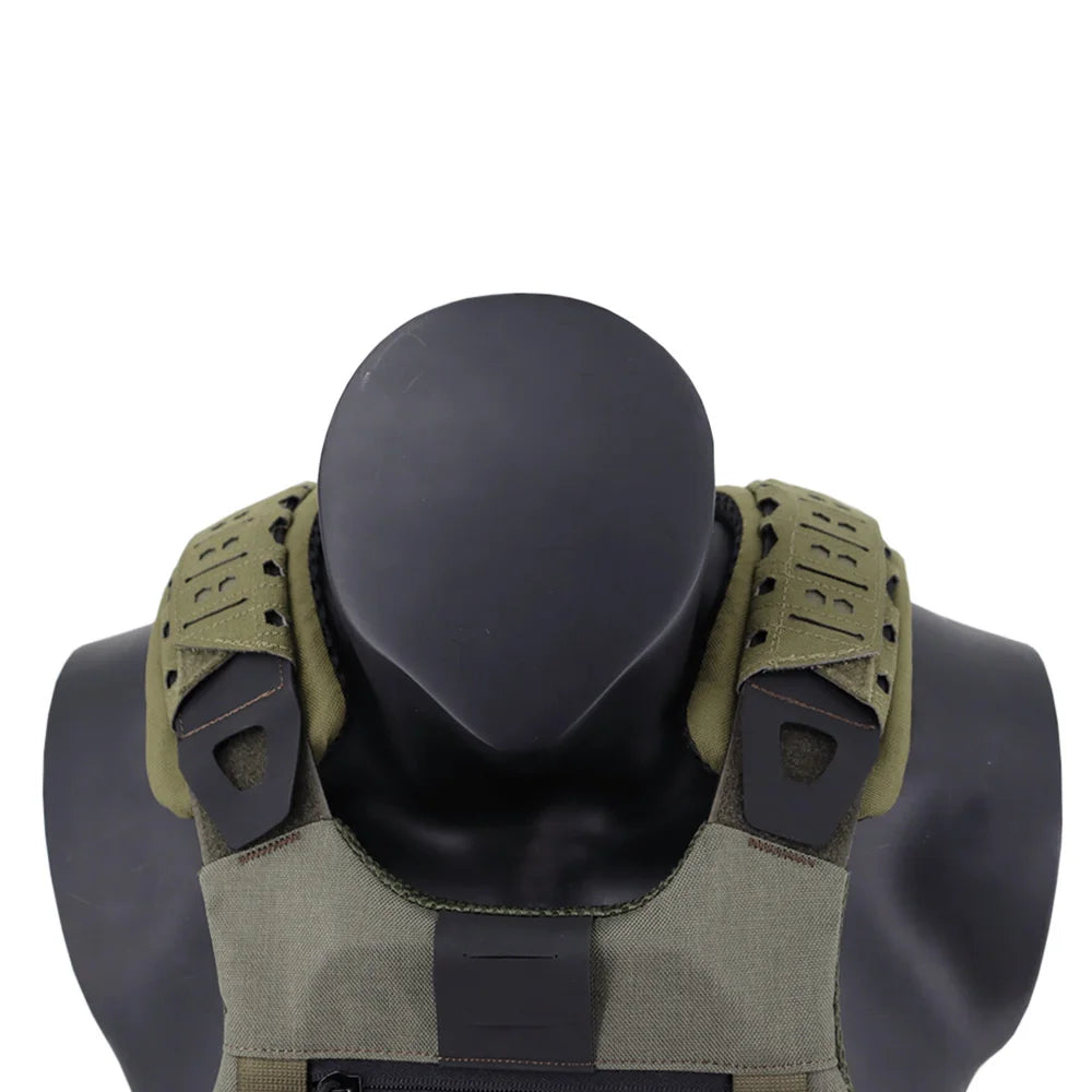 VULPO Tactical Vest Shoulder Strap Pad Backpack Breathable Mesh Cushion Pad Laser Cutting For Hunting Vest Outdoor Backpacks