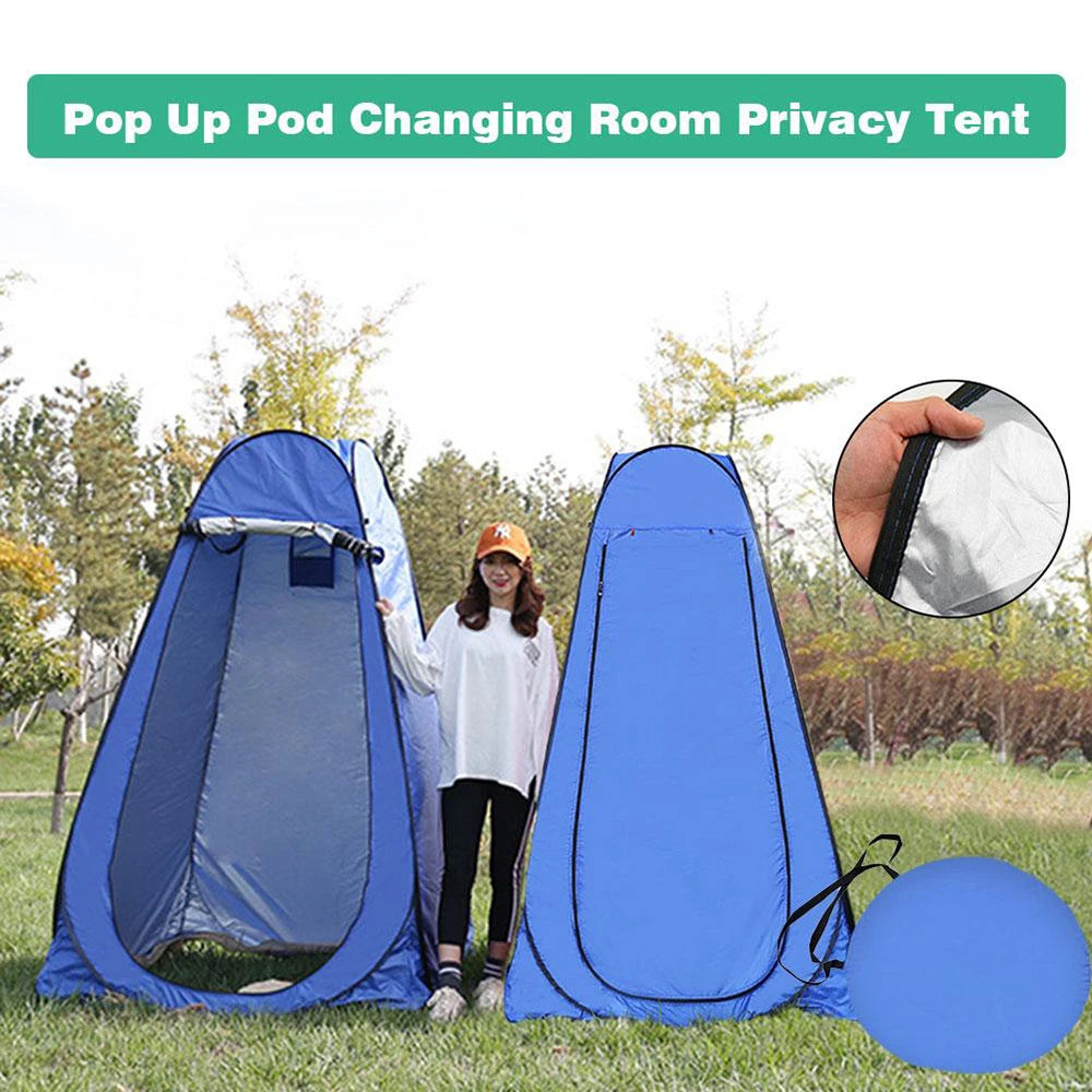 Portable Outdoor Camping Tent Shower Tent Simple Bath Cover Changing Fitting Room Tent Mobile Toilet Fishing Photography Tent