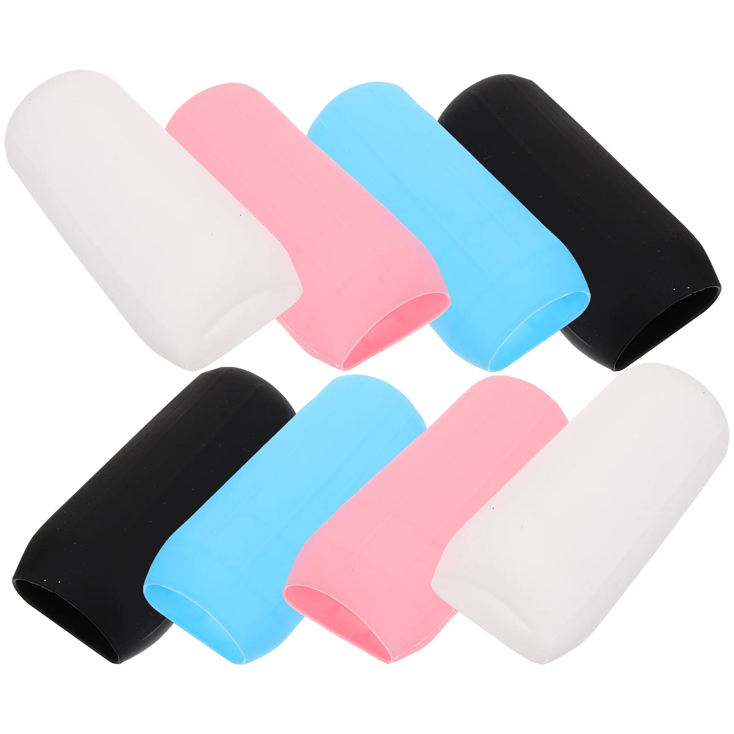 8 Pcs Elastic Sleeves For Leak Proofing Travel Silicone Leak-proof Sleeve Travel Shampoo Bottle Elastic Bottles Covers