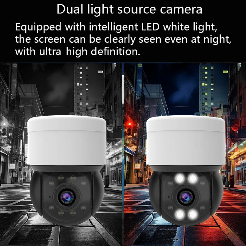 4MP Security Tuya Cameras WiFi Outdoor HD Full Color Night Vision Waterproof Wireless Surveillance Camera with Baby Monitor