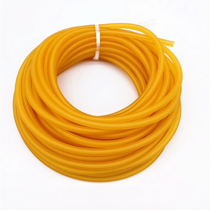 5m Solid Elastic Rubber Fishing Line Diameter 2mm Plain Elastic Fishing Rope Tied Reinforcement Group Strapping Fishing Gear