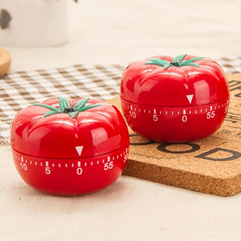 Kitchen Timer Durable 1-60 Minute Tomato Shape Countdown Timer Reminder Alarm Clock Kitchen Novelty Accessories Cooking Gadgets