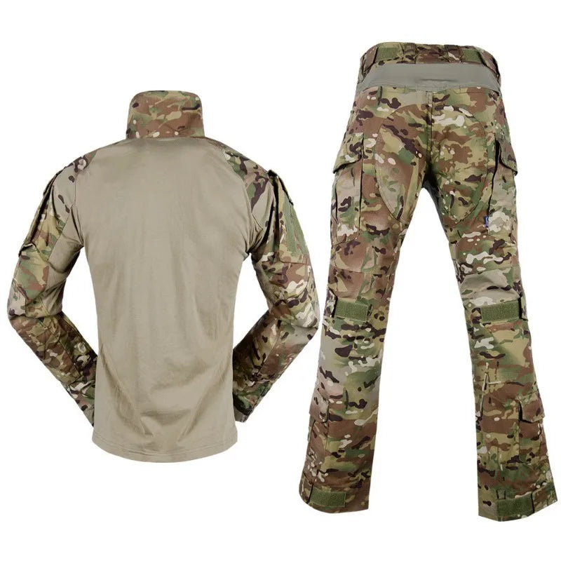 G3 Combat Suit for Men, Military Apparel Set, Tactical Camouflage Clothing, Hunting Uniform, Paintball Gear